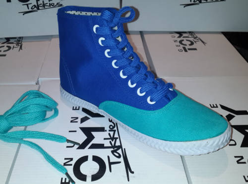 GENUINE TOMY TAKKIES ROYAL/TURQOISE BOOT