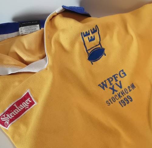 Yellow Rugby Jersey Stockholm 1999
