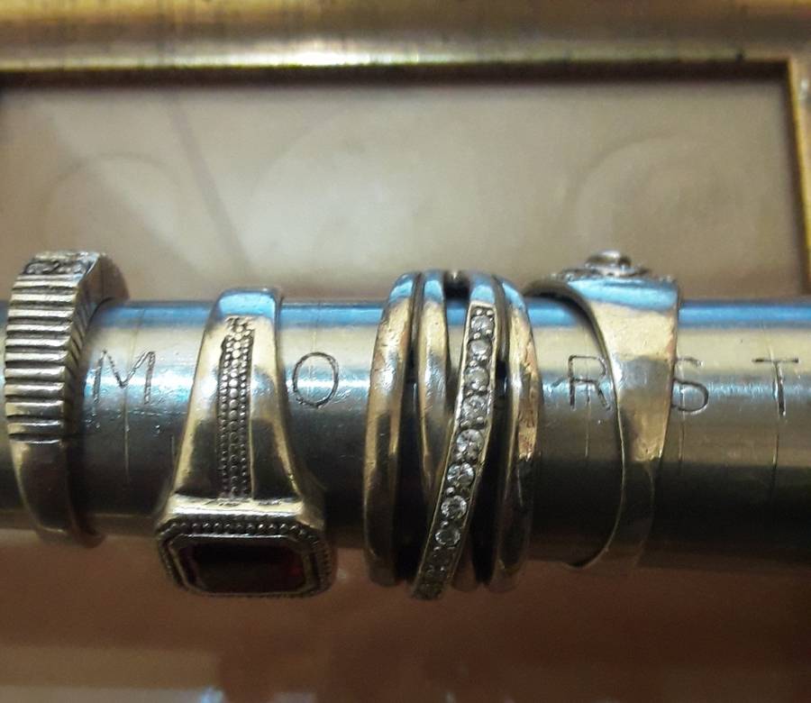 .925 Silver rings lot 2