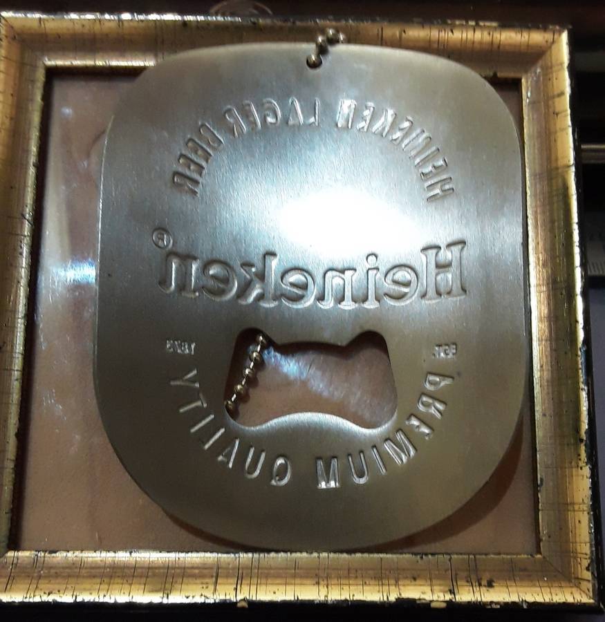 Heineken heavy duty bottle opener