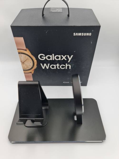 SAMSUNG GALAXY WATCH - 42MM - ROSE GOLD + CHARGING STAND