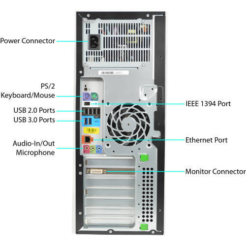 HP Z420 Intel 6-Cores 12-Threads Gaming Workstation, 64GB DDR3, 2TB HDD, Nvidia Quadro Graphics