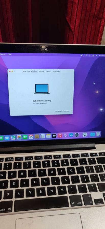 MacBook Pro 13 inch Retina (Early 2015), 256GB SSD, 8GB RAM