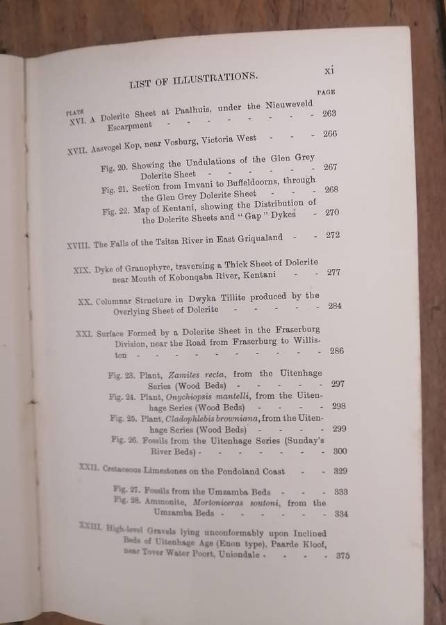 The Geology of Cape Colony - Rogers & Du Toit (1909)