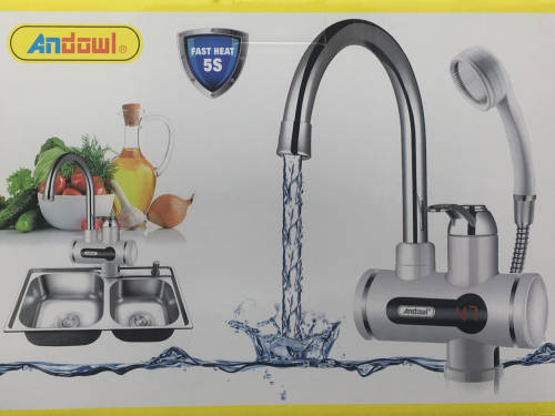 Instant Electric faucet with handheld shower head - Base Mount