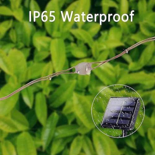 Solar LED string (wire) lights / bead lights (warm w) 20M