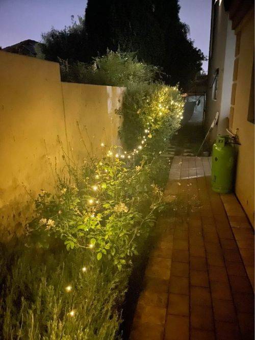 10M 100 LED solar fairy lights (warm white)