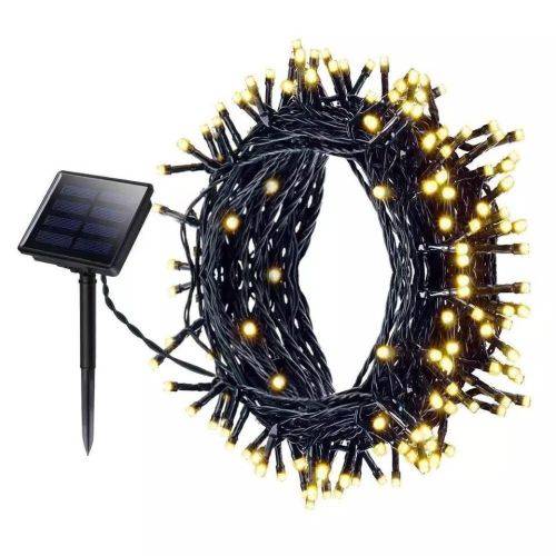 10M 100 LED solar fairy lights (warm white)