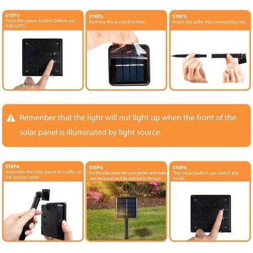 10M 100 LED solar fairy lights (warm white)