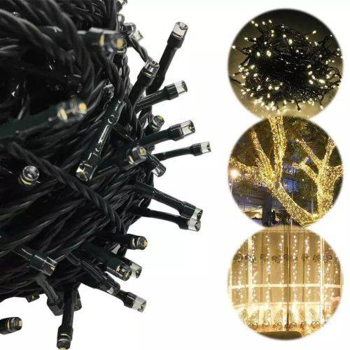 10M 100 LED solar fairy lights (warm white)