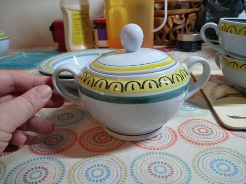 Arabia Finland Crownband Sugar bowl