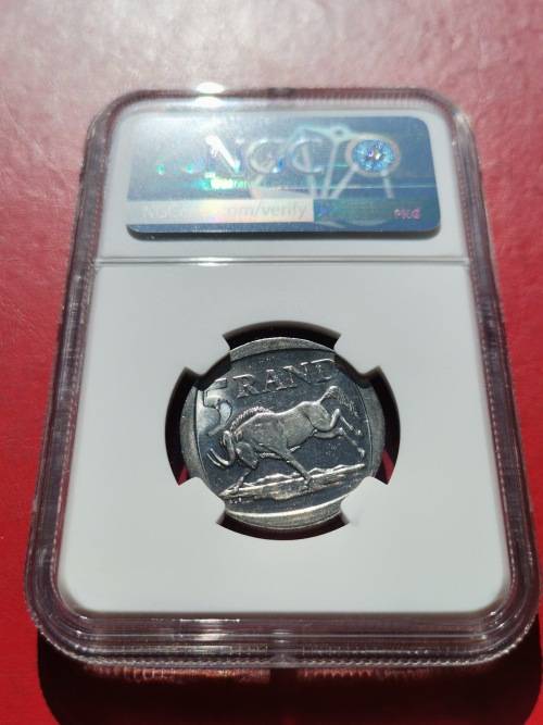 MANDELA 2000 R5. MS64. NGC. BEAUTIFUL COIN.