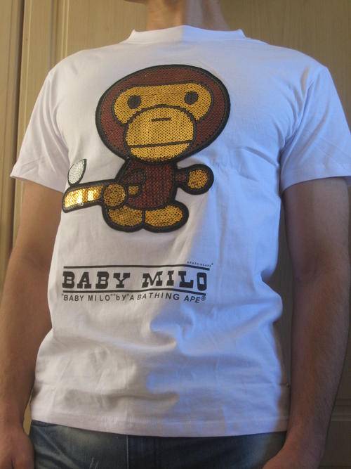 Baby milo t-shirt size small