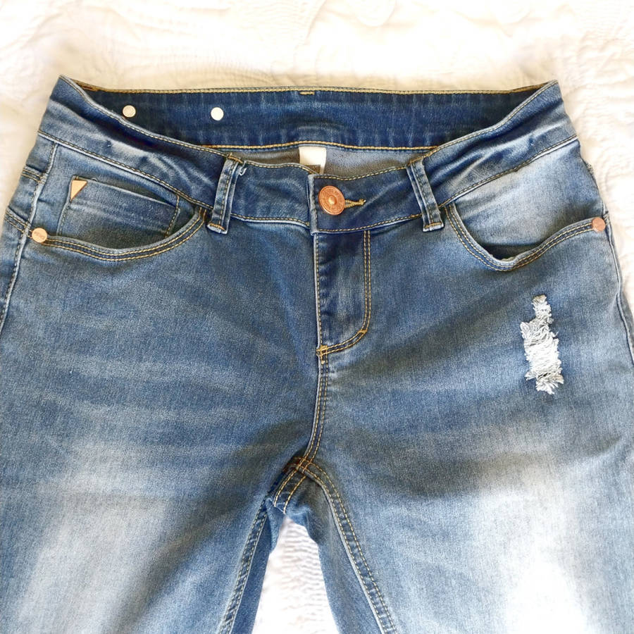 FOSCHINI NEWS DENIM LOW-RISE SKINNY STRETCH JEANS - MEDIUM WASH