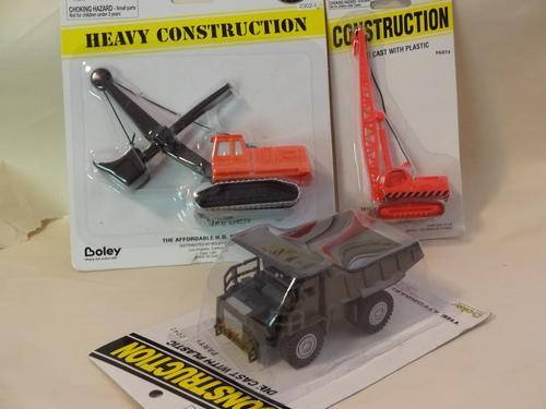 Assortment of Boley 1:87 (HO Scale) Mining / Construction Vehicles
