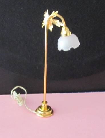 Dollhouse Miniature 1:12" scale - light fitting - standing lamp 12 V