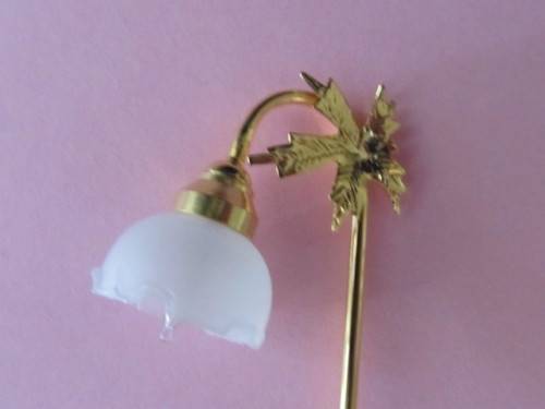 Dollhouse Miniature 1:12" scale - light fitting - standing lamp 12 V