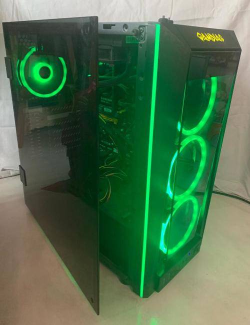 Gamdias TALOS M1B Tempered Glass Gaming Case with 4 RGB fans