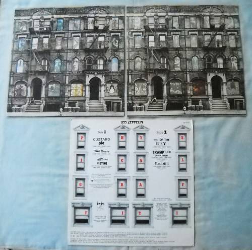 LED ZEPPELIN - PHYSICAL GRAFFITI - DBL LP - EUROPE - EXC / EXC / EXC -WITH ALL INNER SLEEVES & SHEET