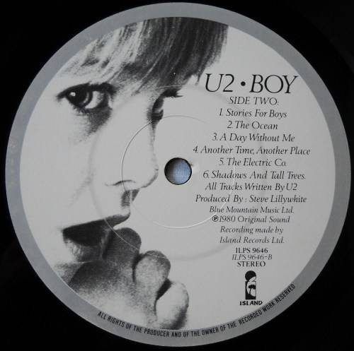 U2 - BOY - LP - UK - EXC / EXC  - WITH INNER