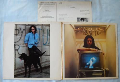 JIM MORRISON MUSIC BY THE DOORS - AN AMERICAN PRAYER - LP - GATEFOLD - USA - VG+ / G+