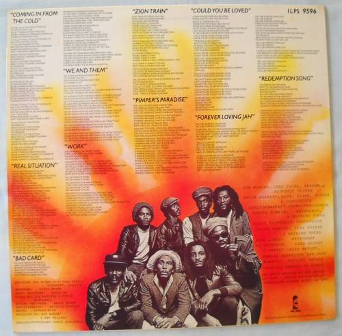 BOB MARLEY & THE WAILERS - UPRISING - LP - UK - EXC / EXC