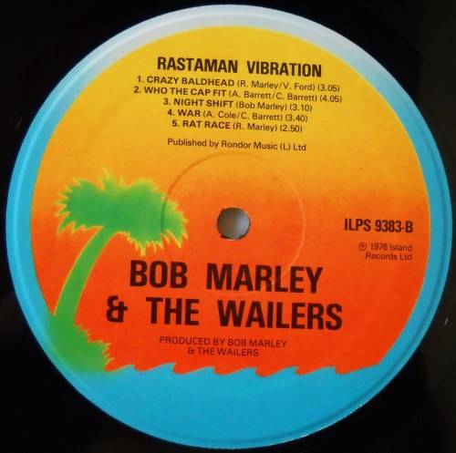 BOB MARLEY & THE WAILERS - RASTAMAN VIBRATION - LP - UK - GATEFOLD - EXC+ / EXC