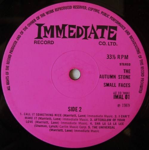 SMALL FACES - THE AUTUMN STONE - DBL LP - UK - VG+ / VG+ / VG