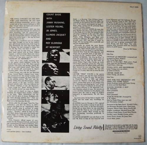 COUNT BASIE - AT NEWPORT - LP - SOUTH AFRICA - EXC / VG