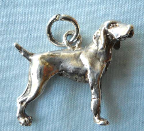 STERLING SILVER DOG CHARM-RED SETTER-VINTAGE-925-LOVELY DETAIL