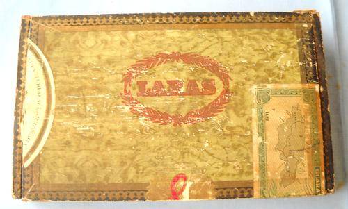 LARAS JAMAICAN CIGARS-EMPTY WOODEN BOX ONLY-VERY GOOD CONDITION