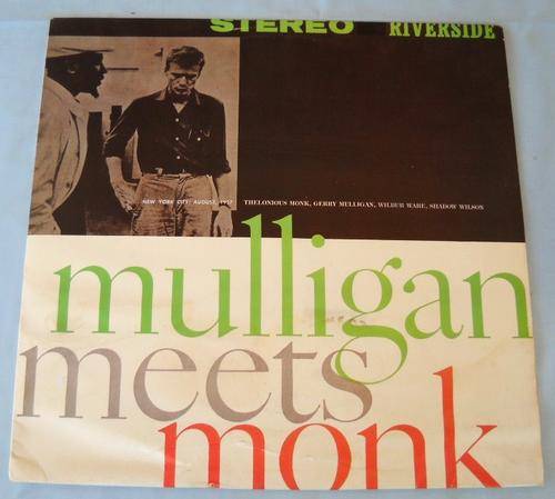 MULLIGAN MEETS MONK-GERRY MULLIGAN/THELONIOUS MONK-LP-EXCELLENT VINYL-JAZZ