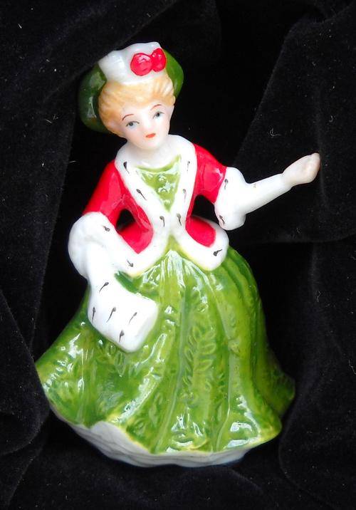 #M225 "YULETIDE MEMORIES" ROYAL DOULTON MINIATURE LADIES-MINT IN BOX