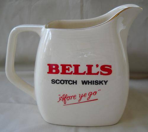 WADE Bell's Scotch Whisky "Afore Ye Go" Water Jug-EXCELLENT CONDITION