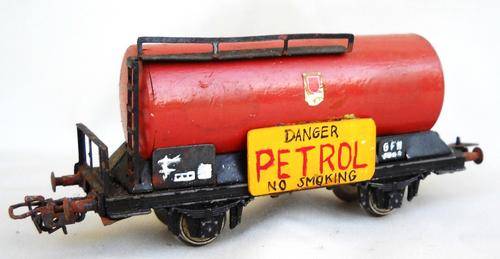 1950's FLEISCHMANN-FUEL TANKER WAGON-HO-GOOD CONDITION