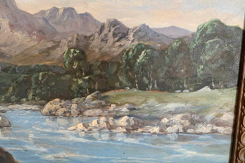 GIOVANNI FASCIOTTI - Beautiful BARGAIN Oil Landscape 50x35