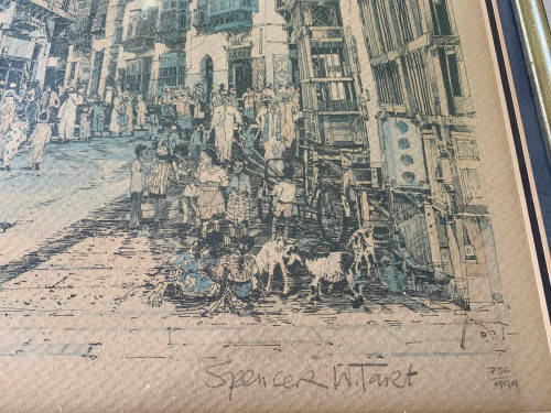 TWO Signed and Numbered Spencer Tart Prints 40 x 34cm