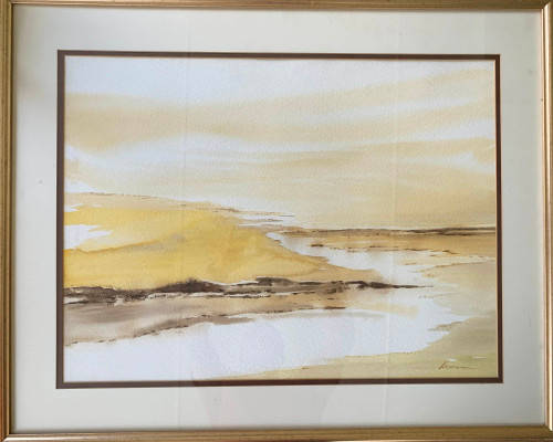 Harry Voerman (Dutch) Watercolour 75x55cm