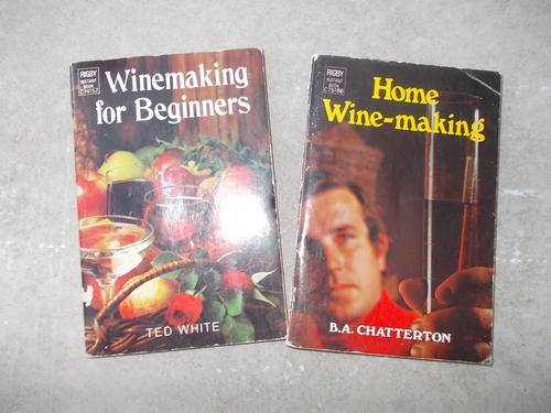 Set of 2 Wine-making books - 1 for beginners and the other one more advanced