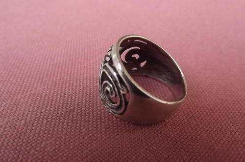 Wide Silver Band Ring