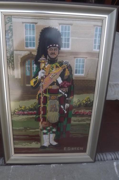 Tapestry done by E Green of Scottsman - Excellent work - 36cm x 72cm
