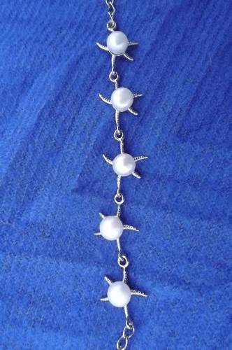 Cultivated Pearl bracelet as per scan