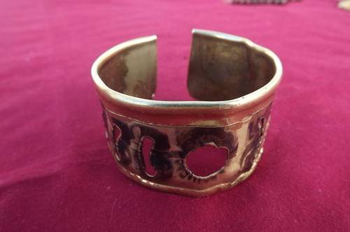 Brass plate bangle as per scan