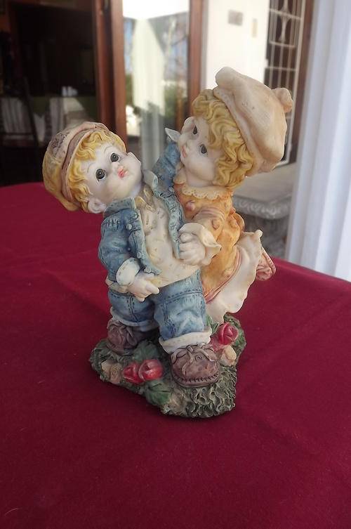 Boy and Girl in Ceramic - fine work