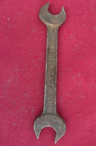 Vintage Shelley Spanner made in England 7/16 &1/2