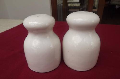 Porcelain Salt & Pepper shakers