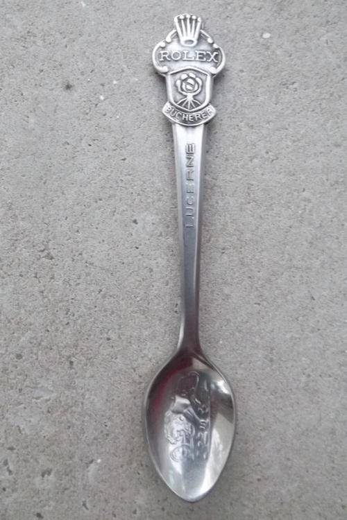 Rolex Bucherer  Silver plated Teaspoon - Lucerne Switzerland  Very good condition