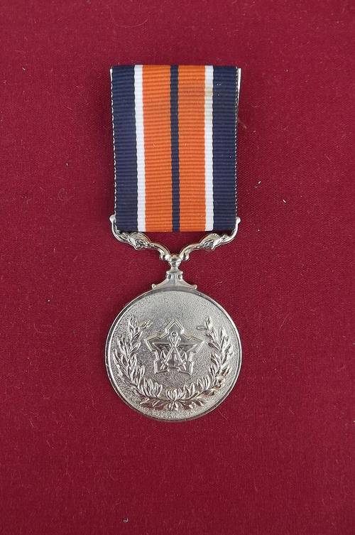 SADF General Service Medal - No 044107 on front - good condition