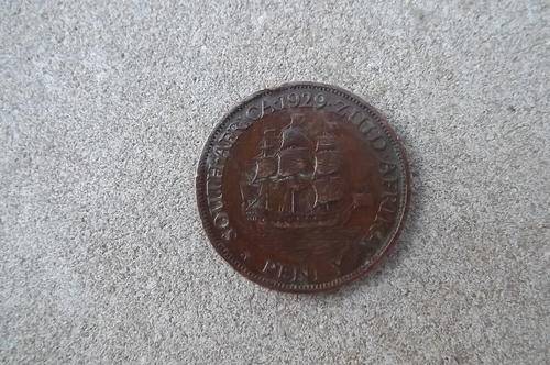 Union of South Africa One Penny in Fine Condition 1929 - see scans