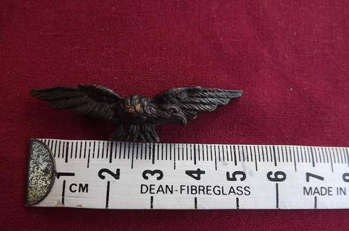 British Royal Airforce RAF Path FindersWings Uniform Badge - dark bronze 5.25cm long with both lugs